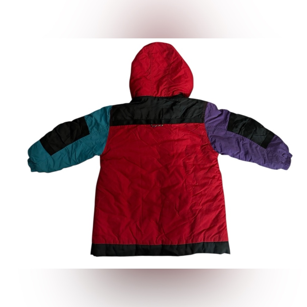 Rothschild Vintage Color Block Winter Coat Ski Jacket 80s 90s - Picture 2 of 3